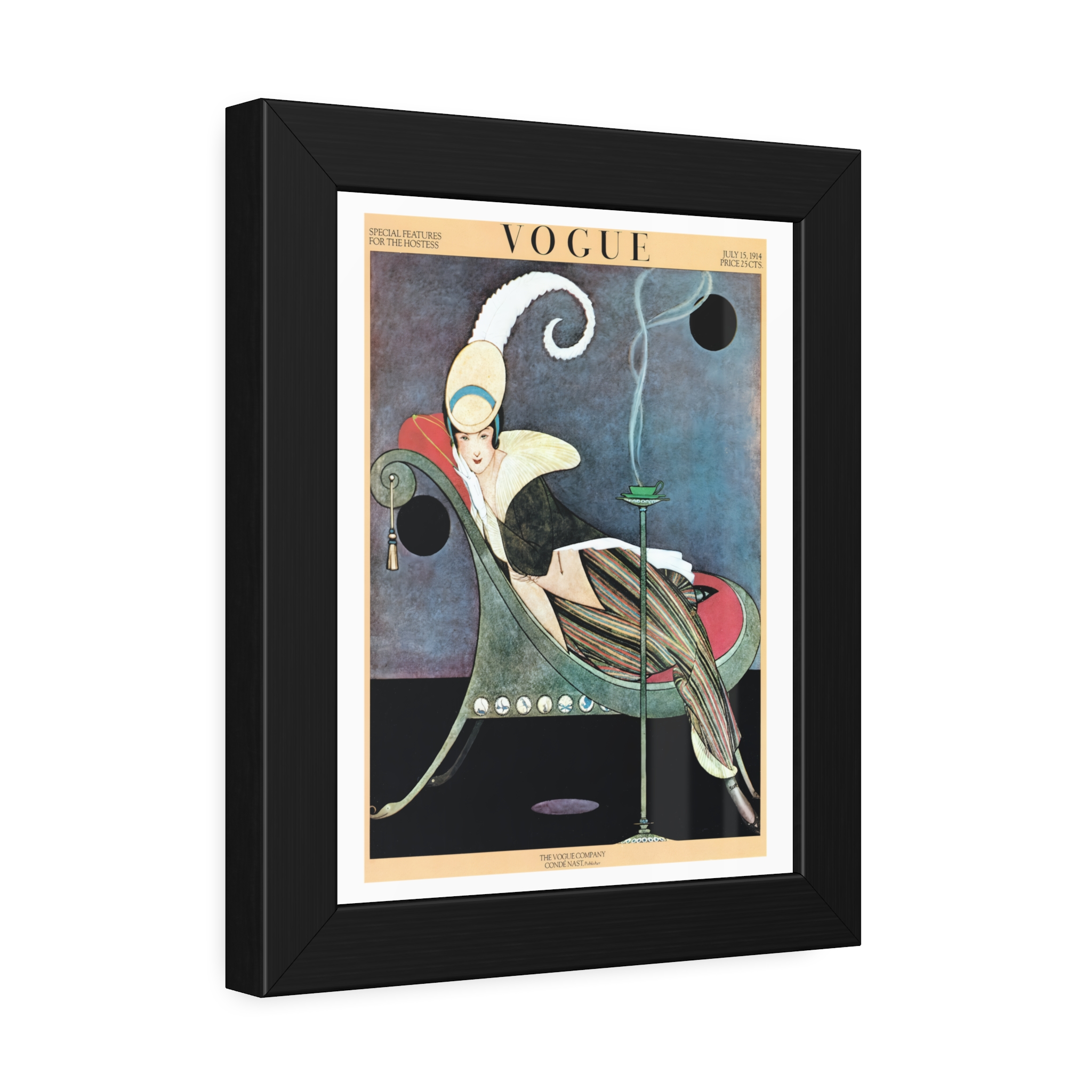 Vintage Vogue Cover - July 1914 - Image 2