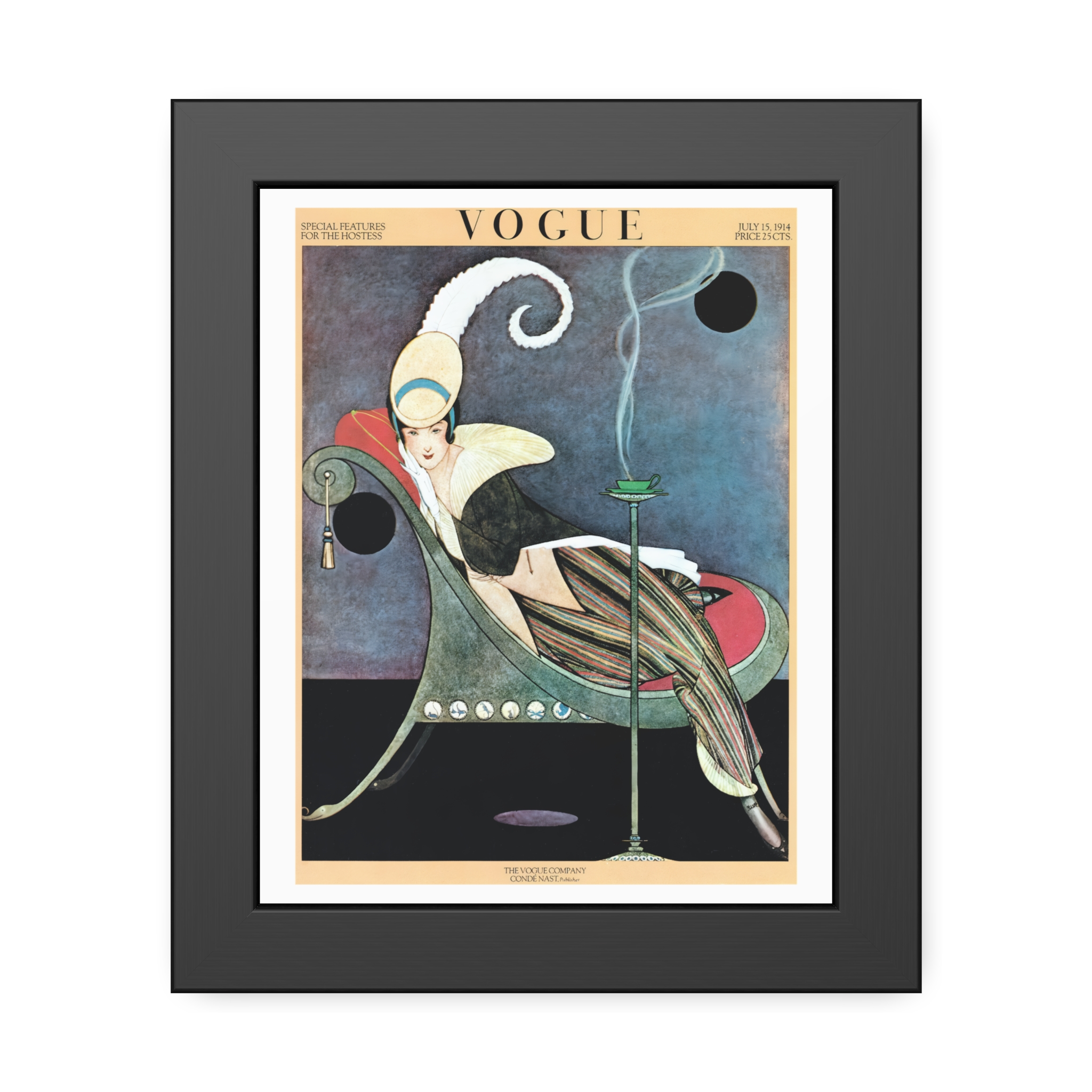 Vintage Vogue Cover - July 1914