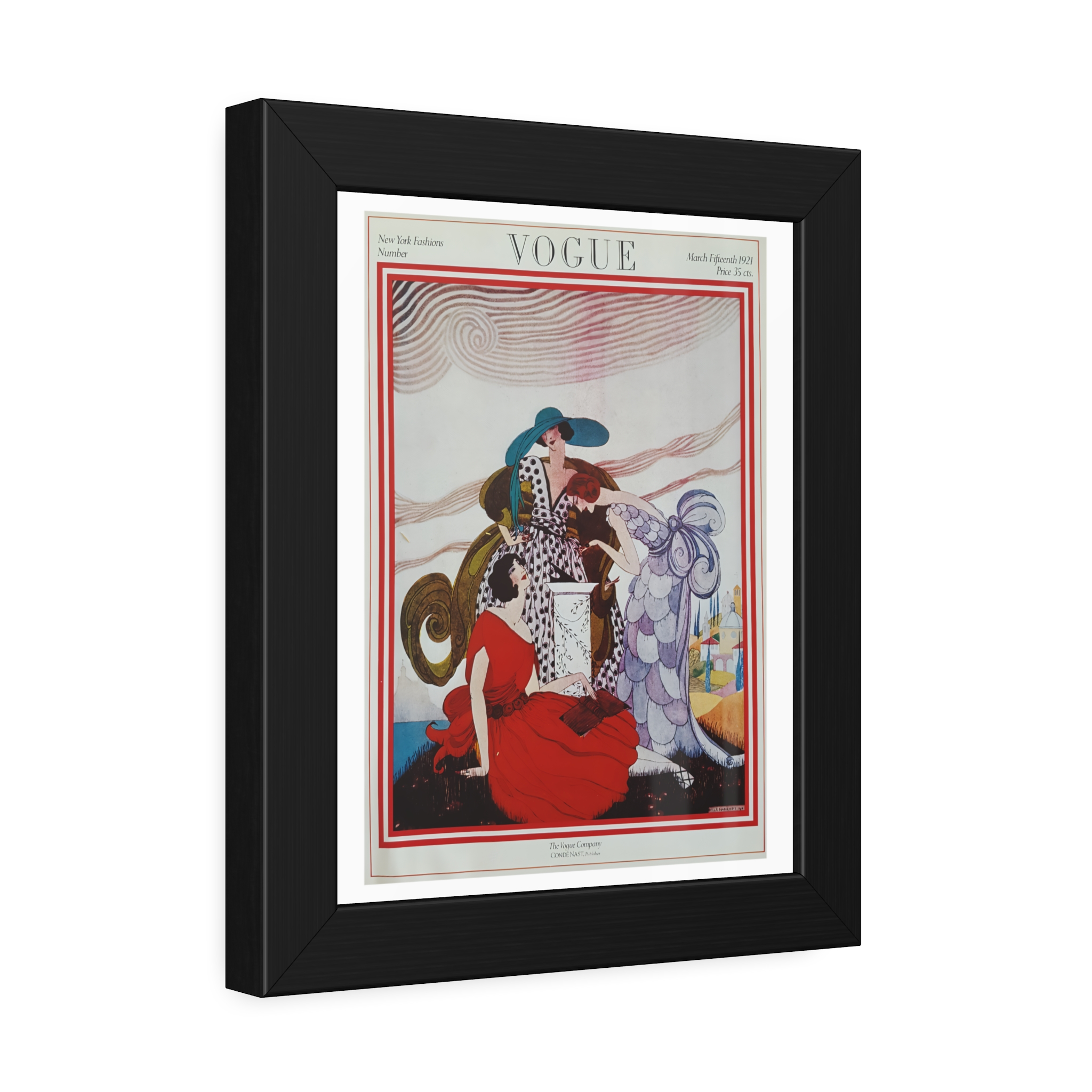 Vintage Vogue Cover - March 1921 - Image 2