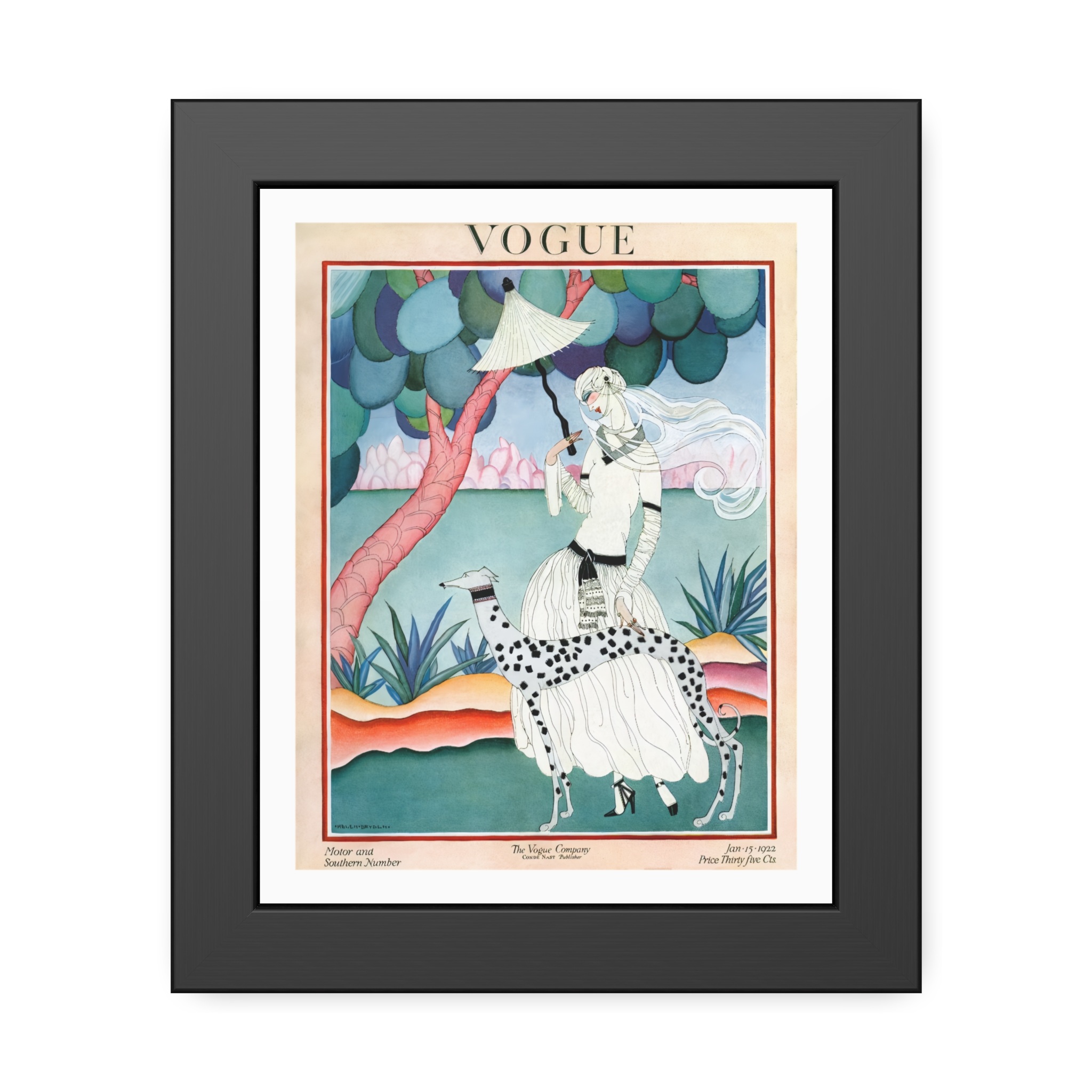 Vintage Vogue Cover - January 1915