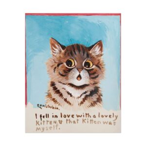 Louis Wain 'Lovely Kitten' Print - 8"x10" Unframed